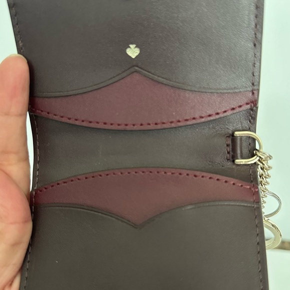 Kate spade wallet key holder plum/prune/wine color - Picture 6 of 8